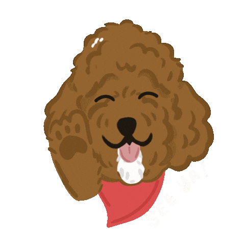 Dog Sticker by Ann of Facedit