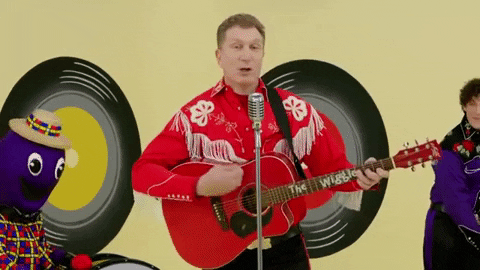 Country Music Guitar GIF by The Wiggles