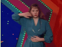 flashing lights dancing GIF