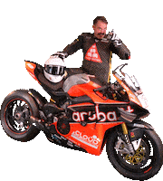 Biker Motorcyclist Sticker by Immofanten