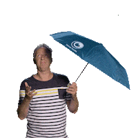 rain weather Sticker by Omrop Fryslân