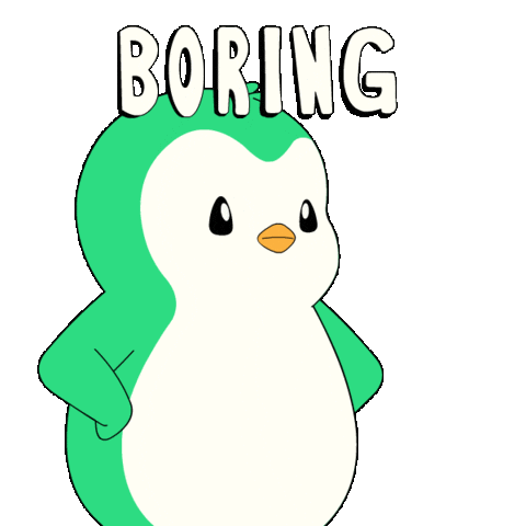 Bored No Clue Sticker by Abster