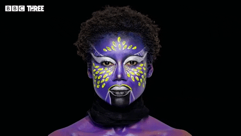 Glow Up Make-Up GIF by BBC Three
