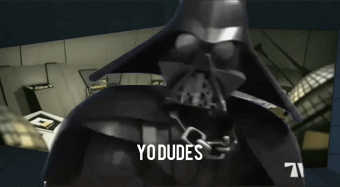 pixelPristine star wars darth vader yo dudes star wars detours GIF