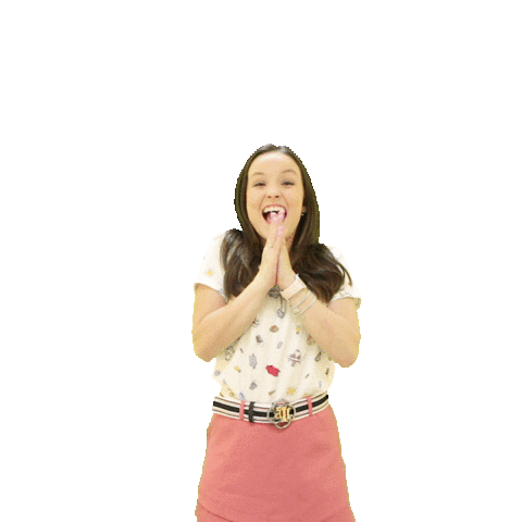 happy larissa manoela Sticker by SBT - Sistema Brasileiro de Televisão