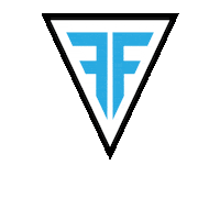 functionalfit logo blue bounce triangle Sticker