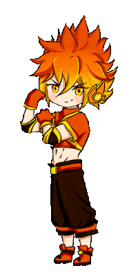 Lunime anime fire games life Sticker
