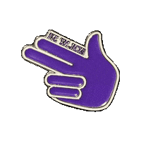 pinnedpins hand sign austin em Sticker