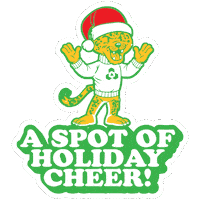 Jaguar Santahat Sticker by South Texas College