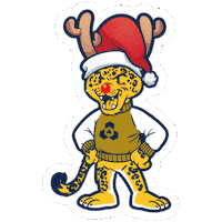 Jaguar Santahat Sticker by South Texas College