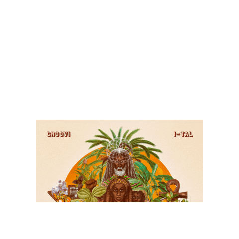 groovioficial reggae rasta rastafari ital Sticker