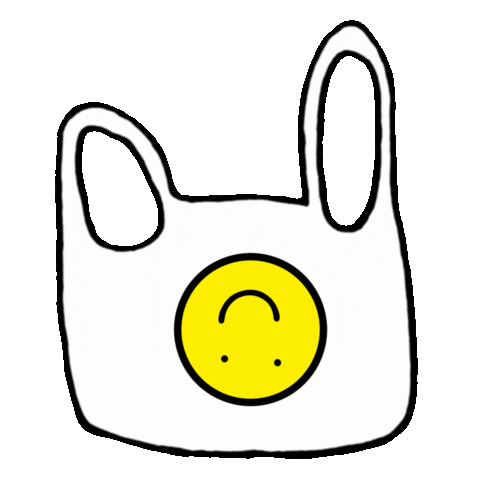birkimbags smiley haveaniceday plastic bag plasticbag Sticker