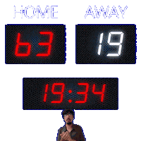 19 Away Sticker