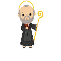 Sao Bento Benedict Sticker by Mosteiro da Virgem