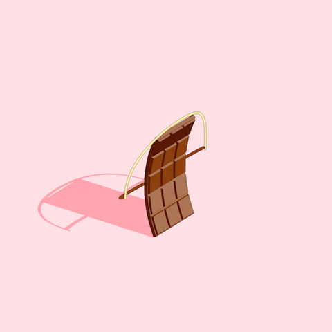 Chocolate Bar Animation GIF by Miguelgarest