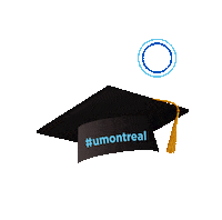 hat university Sticker by Université de Montréal