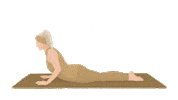 White Christmas Yoga Sticker by Yagom
