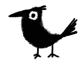 Crow Sticker