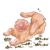 Rabbit Easter Sticker