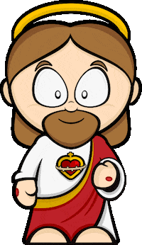 Jesus Sticker by Santinhoz