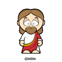 Jesus Cruz Sticker by Santinhoz