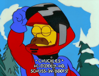 Happy Lets Go GIF by The Simpsons
