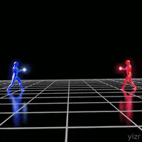 yizr art animation loop retro GIF