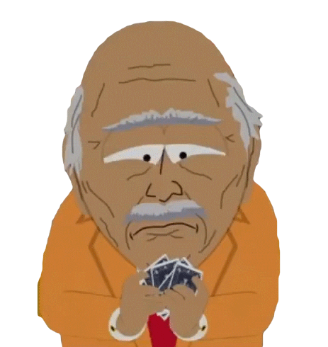 Poker Face Sticker by South Park