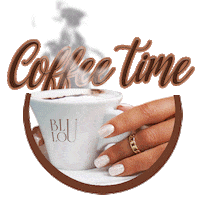Coffee Time Sticker by BluLou