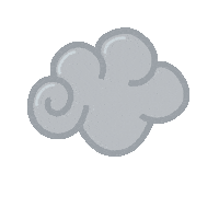 Onesartsyside rain cloud rainy lluvia Sticker