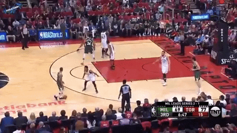 nathanjuliuscoady giphygifmaker no 2 second rule giannis stepback bad possession GIF