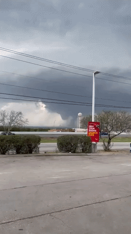 Tornado Brings Large Hail to South-Central Texas