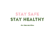Corona Stay Home Sticker by Oh Cha Matcha