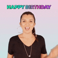 Happy Birthday GIF by Amanda Cee Media