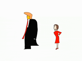 Lizadonnelly Lizadraws Trump Pelosi GIF by LizaDonnelly