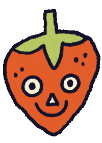 Orange Apple Sticker