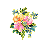 Art Flower Sticker