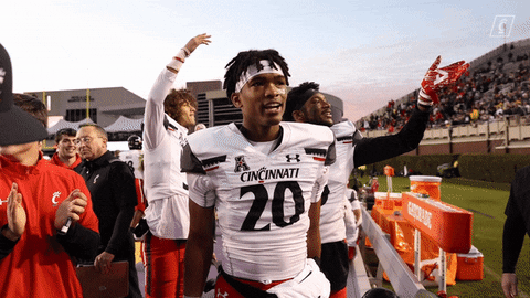 I Cant Hear You Lets Go GIF by Cincinnati Bearcats