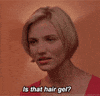 foxhomeent cameron diaz hair gel there's something about mary GIF