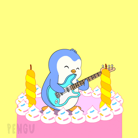 Happy Birthday Fun GIF by Pudgy Penguins