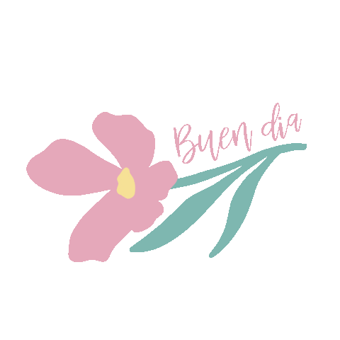 Elianatatangelo giphyupload hello flower argentina Sticker