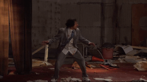 Crash Falling GIF by The Eric Andre Show