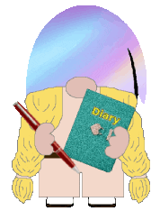 Dear Diary Gnome Sticker