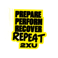 2XUGLOBAL fitness repeat perform prepare Sticker