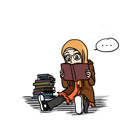 Stud-Ease giphygifmaker peace book manga Sticker