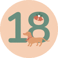 Advent Sticker by Wüfers