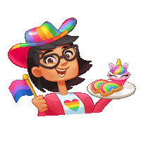 Rainbow Pride Sticker by loveandpies