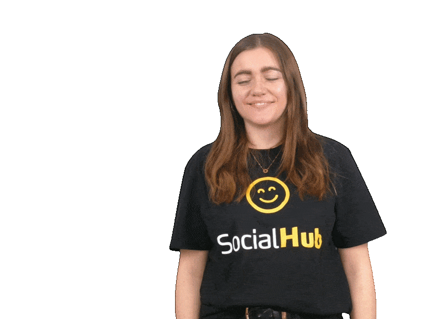 Joy Smile Sticker by SocialHub