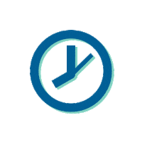 EUclaim clock klok vertraging euclaim Sticker