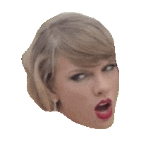 Taylor Swift Eye Roll Sticker by imoji